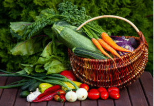 alt="Green vegetables from healthy food list in Indian diet for boosting immunity" 